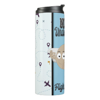 NeverUnderestimate Flight Attendant-Positive Plane Thermal Tumbler