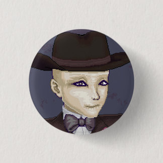 Nevire - small pin-back 1 inch round button