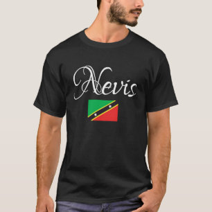Nevis, Caribbean National Flag of Nevis Island 1 T-Shirt