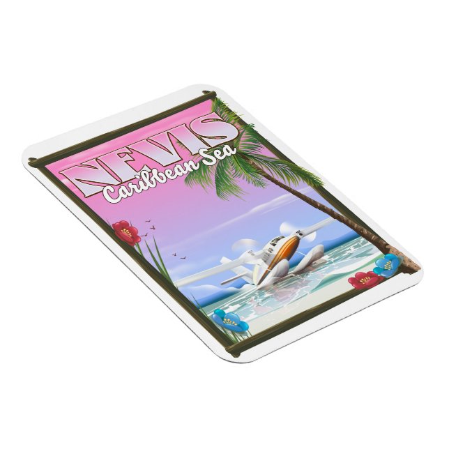 Nevis Holiday poster. Magnet (Right Side)