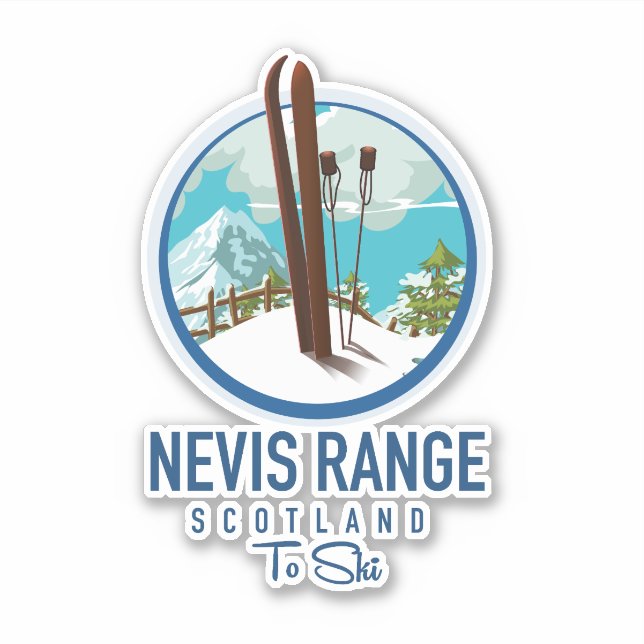 Nevis Range scotland Ski logo (Front)