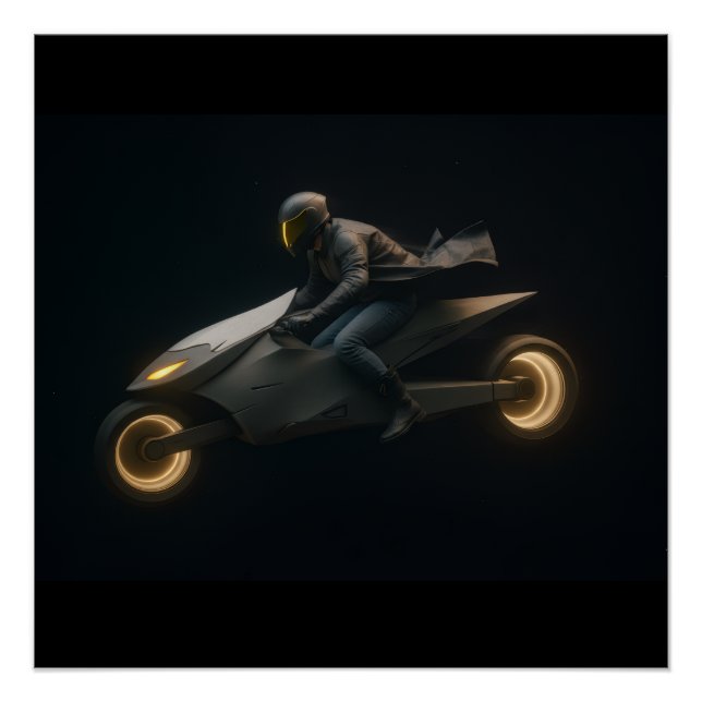 Nevoy Ryder Blaze Motorbike Poster (Front)