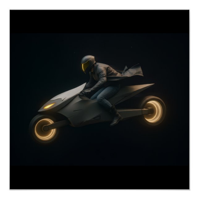 Nevoy Ryder Blaze Motorbike Poster (Front)
