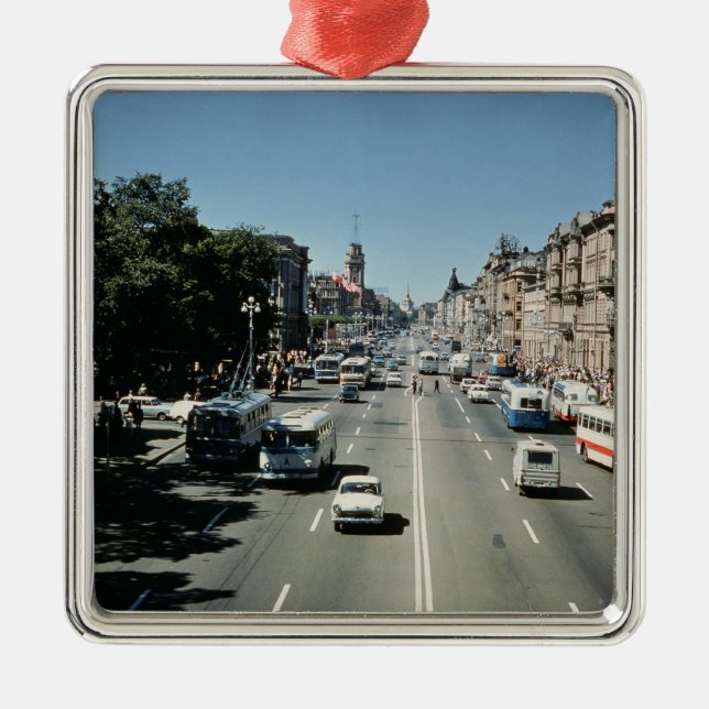 Nevsky Prospekt Metal Ornament (Front)
