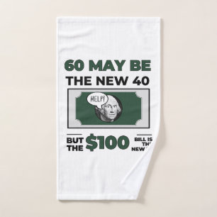 New $100 Dollar Bill Bath Towel