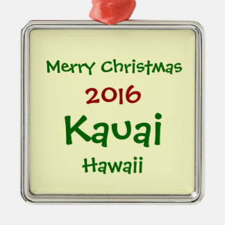 NEW 2016 KAUAI HAWAII CHRISTMAS HOLIDAY ORNAMENT
