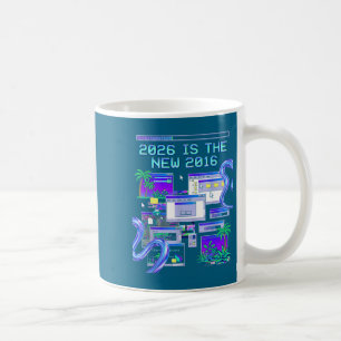 New 2016 Vaporwave Pixel Computer Aesthetic Coffee Mug