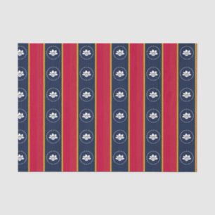 New 2020 Mississippi Flag Stripes Tissue Paper