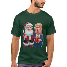 NEW 2024 Christmas - Trump and Santa Celebrating