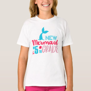 New 5th Grade Mermaid Tail T-Shirt