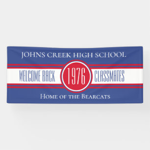 NEW! 6 Foot Class Reunion Welcome Banner