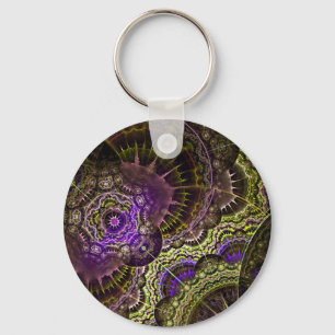 New Abstract Art Acrylic Print Keychain