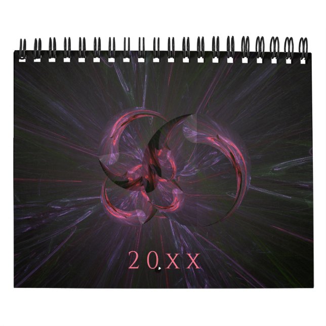New Abstract Fractal Art Calendar (Cover)