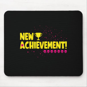 New achievement - funny video gamer gaming lover mouse pad