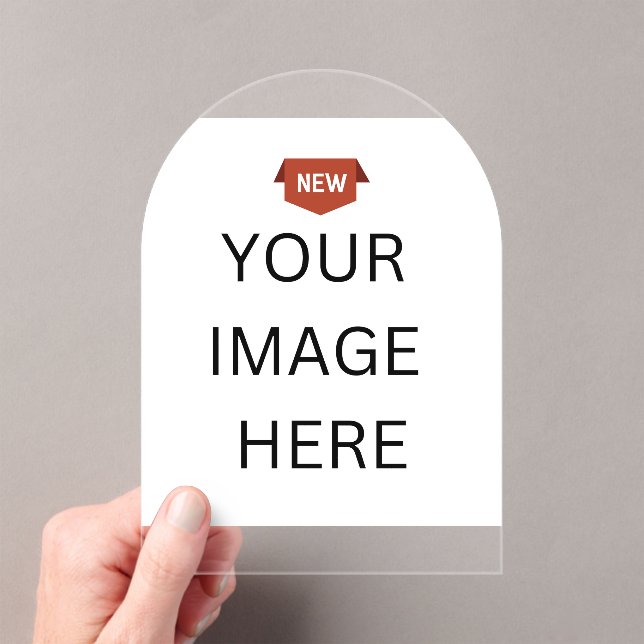 NEW! Acrylic Invitations - Arch Clear (Insitu (Handheld))