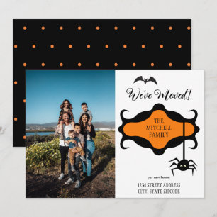 New Address Add Photo Halloween We Moved Announcement