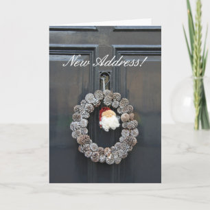 New Address Announcement Christmas Card