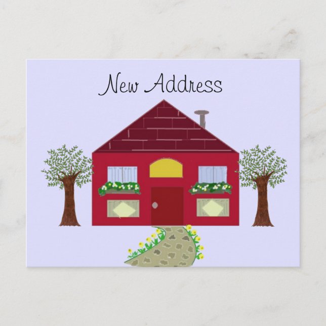 New Address Announcement Postcard (Front)