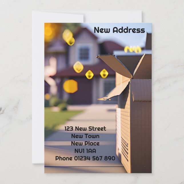 New Address Cards (Front)