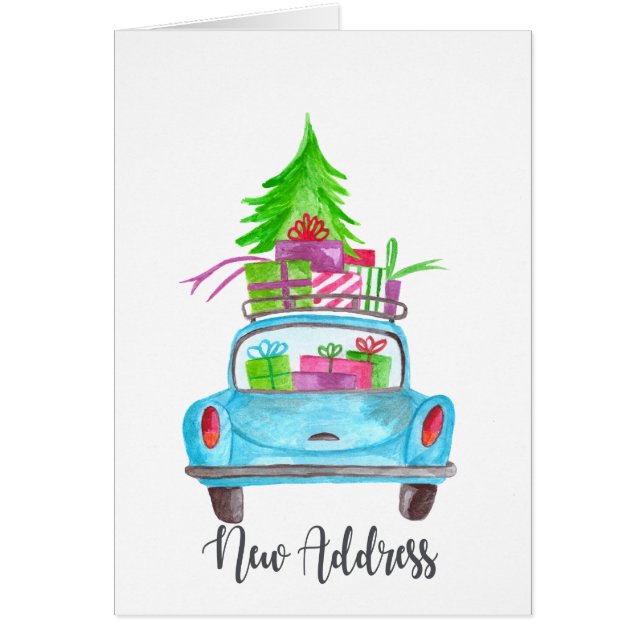 New address Classic Christmas Car (Front)