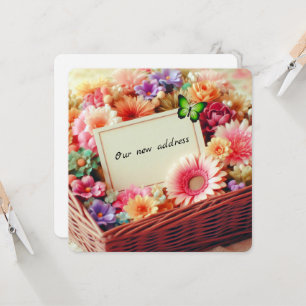 New Address Flat Card