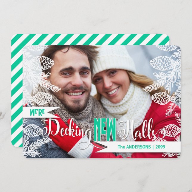 New Address Holiday Decking NEW Halls Photo (Front/Back)