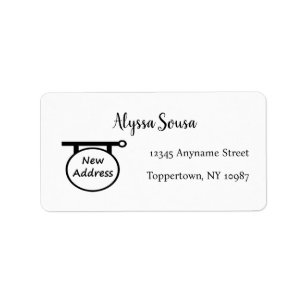 New Address Labels, New Home Address Stickers