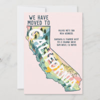 NEW ADDRESS Moved to California State Map
