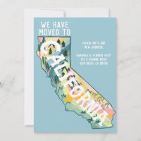 NEW ADDRESS Moved to California State Map