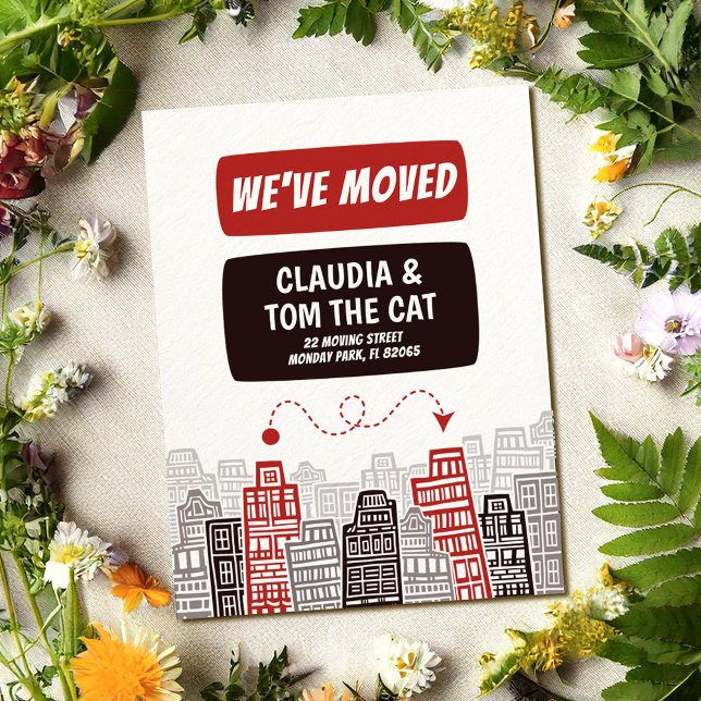 new address moving announcement card (Creator Uploaded)