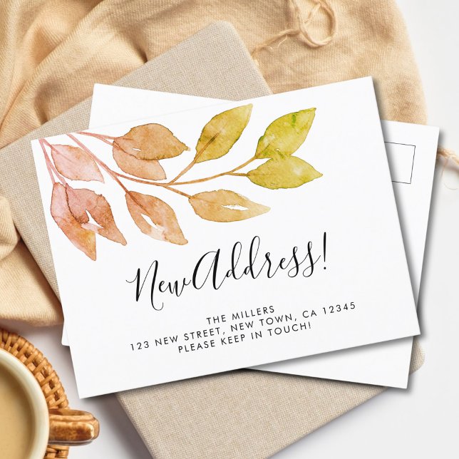 New Address Moving Announcement Postcard (Creator Uploaded)