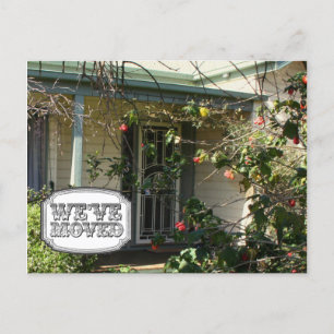 New Address Moving House Home Photo Postcard