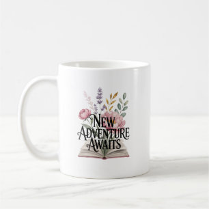 New Adventure Awaits New Job Personalized Coffee Mug