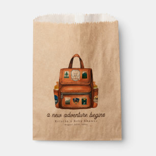 New Adventure Backpack + Bottles Baby Shower Favour Bag