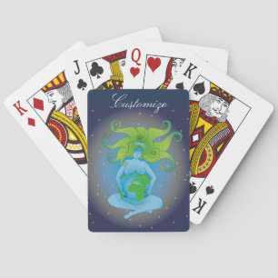 New Age Gaia Goddess Thunder_Cove Playing Cards
