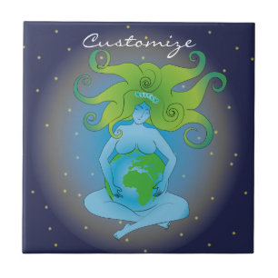 New Age Gaia Goddess Thunder_Cove Tile