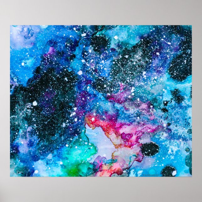 New Age Galaxy Poster By Megaflora Design (Front)