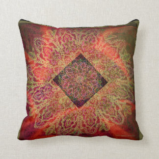 New Age - Geometrical design by Carol Zeock Throw Pillow