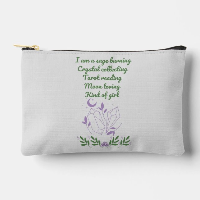 New Age Girl Zipper Pouch Tarot Bag (Front)