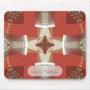New Age Medieval Art w/ Name Mousepad