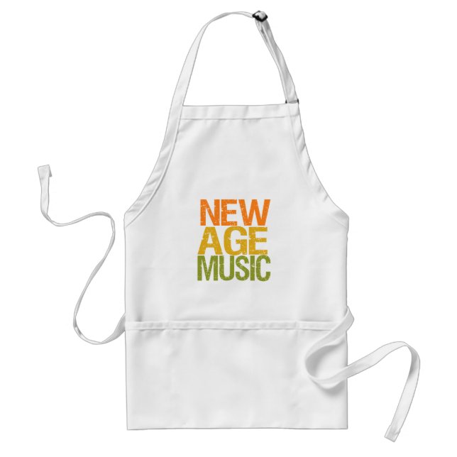 New Age Music apron - choose style & colour (Front)