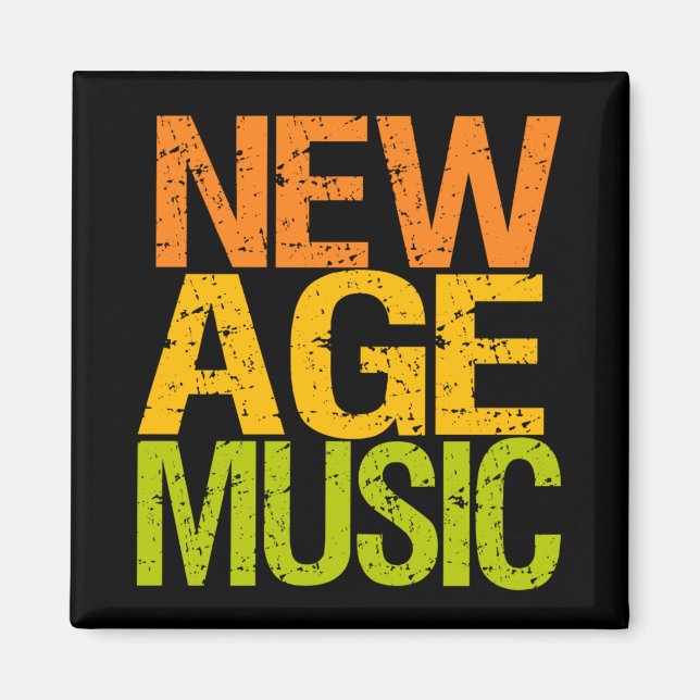 New Age Music magnet (Front)