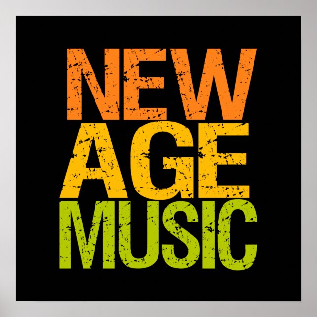 New Age Music poster (Front)