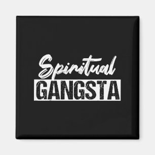 New Age Sritual Srituality Yoga Gangster Enlighten Magnet