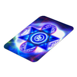 New Age Star of David Magnet