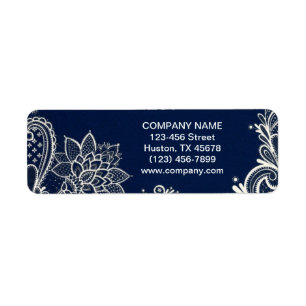New Age Yoga marine bleu henné bohème dentelle