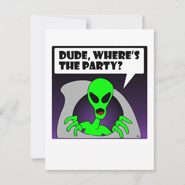 new alien party invitation (Front)