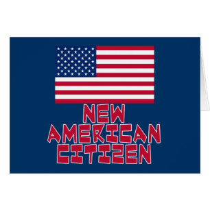 New American Citizen with American Flag