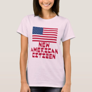 New American Citizen with American Flag T-Shirt