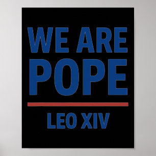 New American Pope Leo Xiv Poster